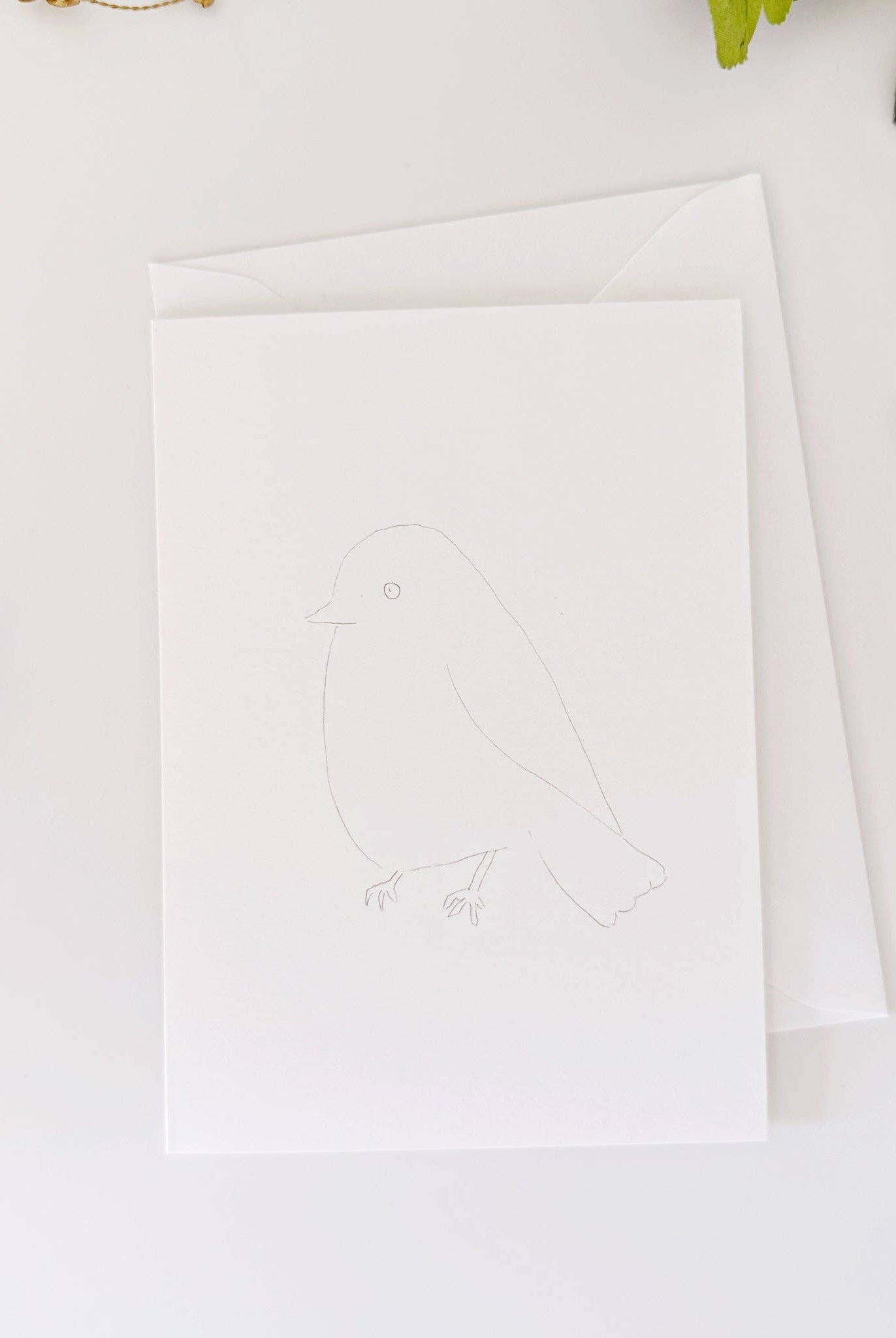 Backyard birds paintable notecards - Gather Goods Co.
