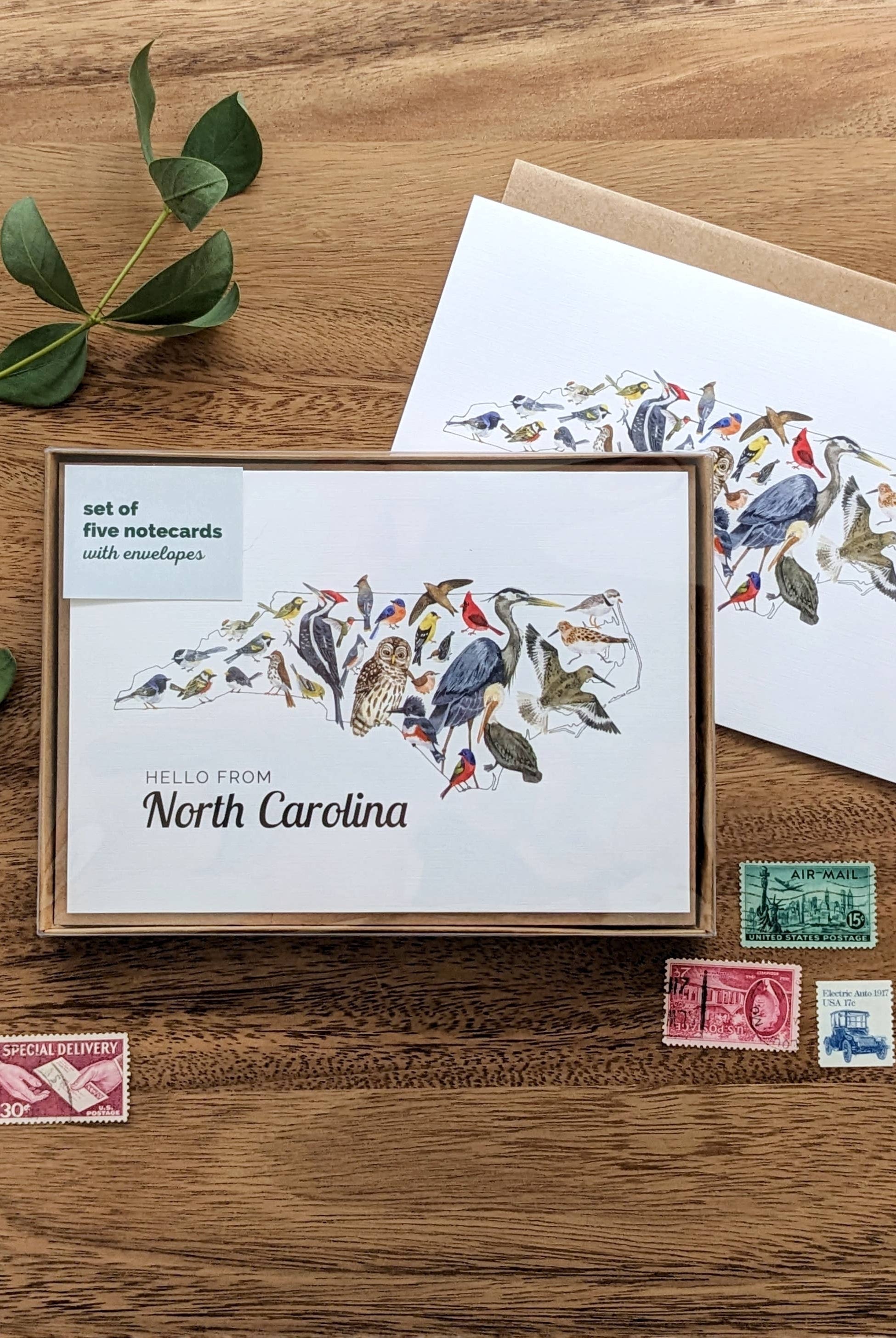 North Carolina Birds Notecard Set - Gather Goods Co.
