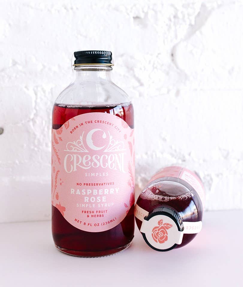 Raspberry Rose Simple Syrup - Gather Goods Co.