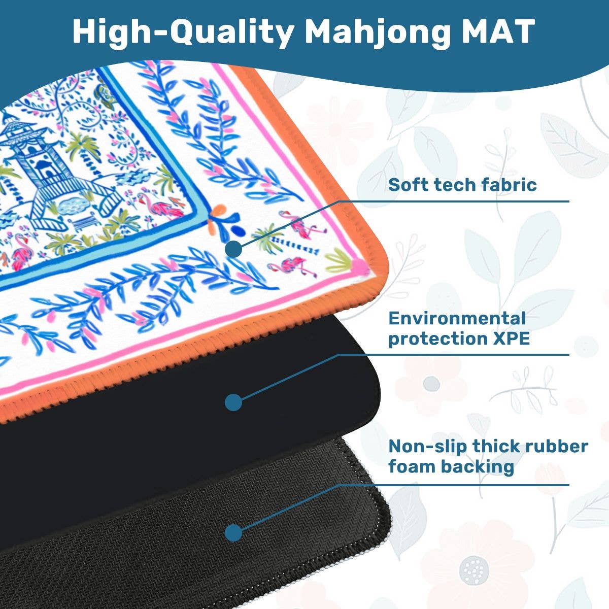 Britt Mills Mahjong Mats (Non-Neoprene) - Gather Goods Co.