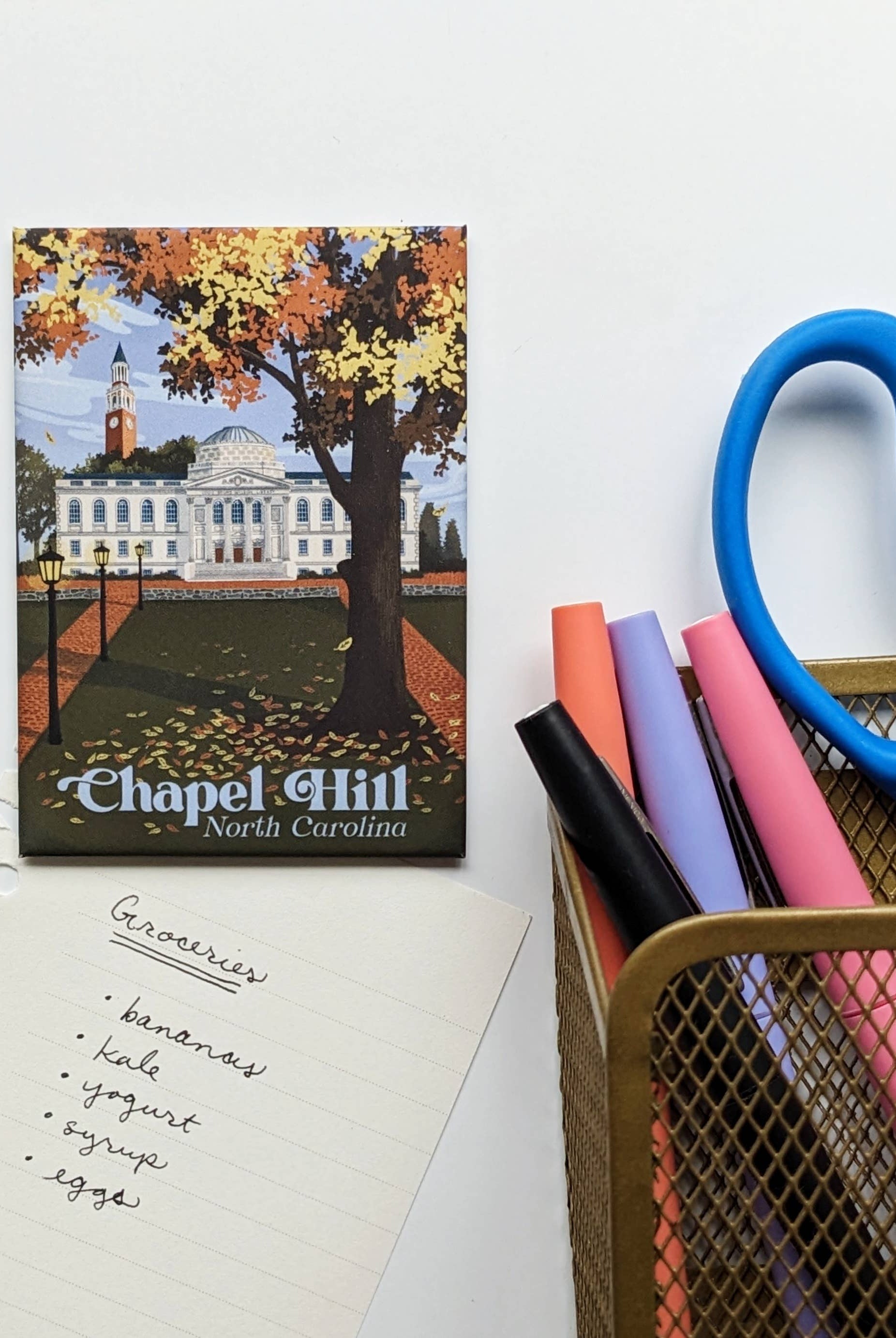 Chapel Hill North Carolina UNC Souvenir Magnet - Gather Goods Co.