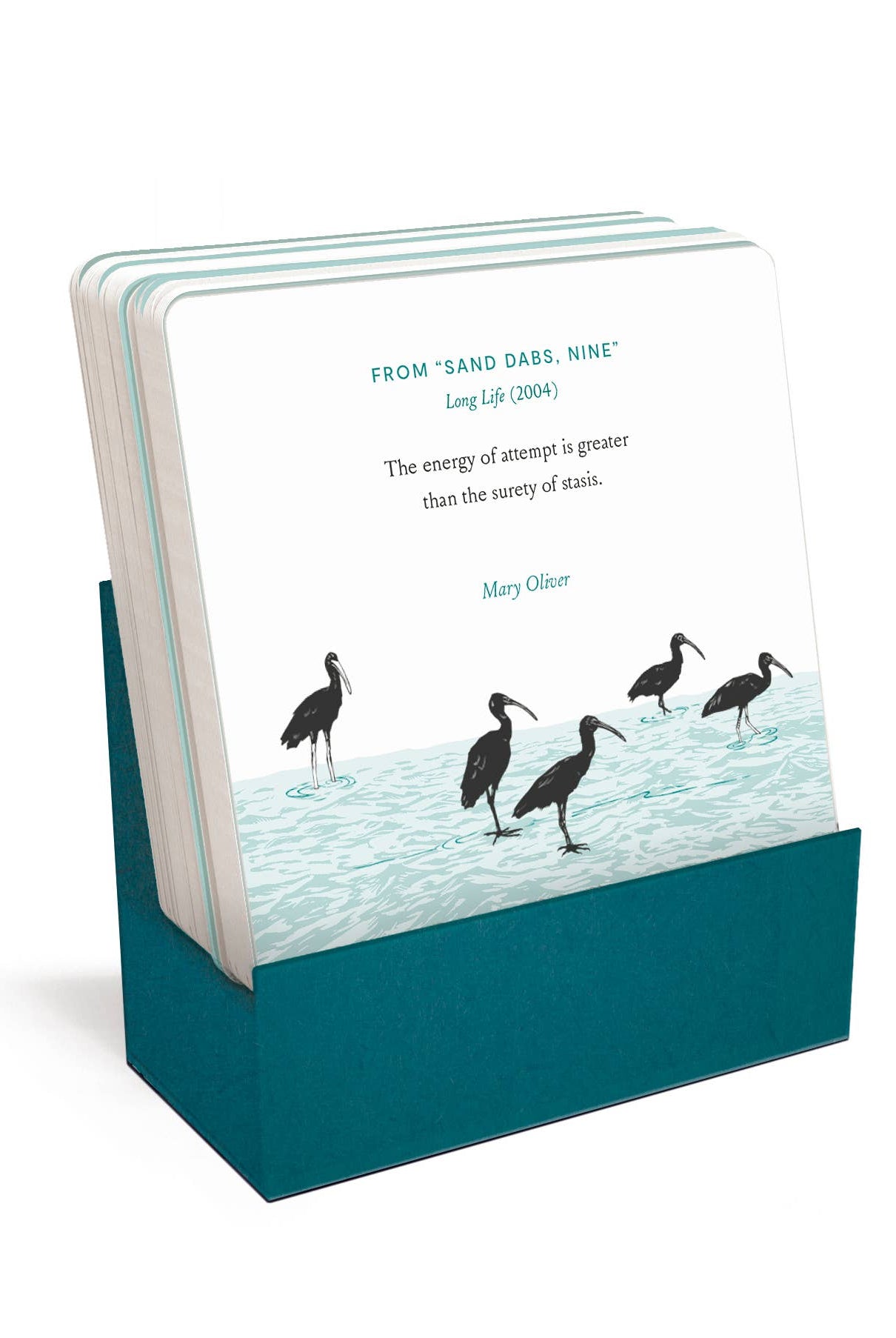 Instructions for Living, Mary Oliver Reflection Cards - Gather Goods Co.