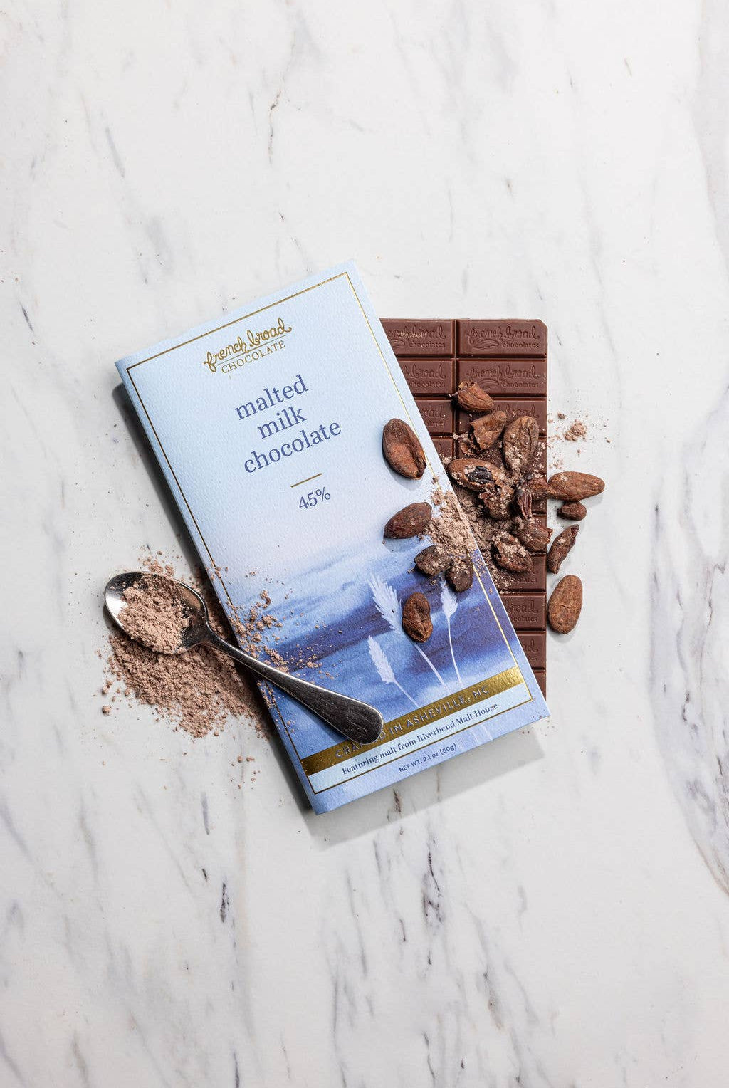 Malted Milk Chocolate Bar 45% - Gather Goods Co.