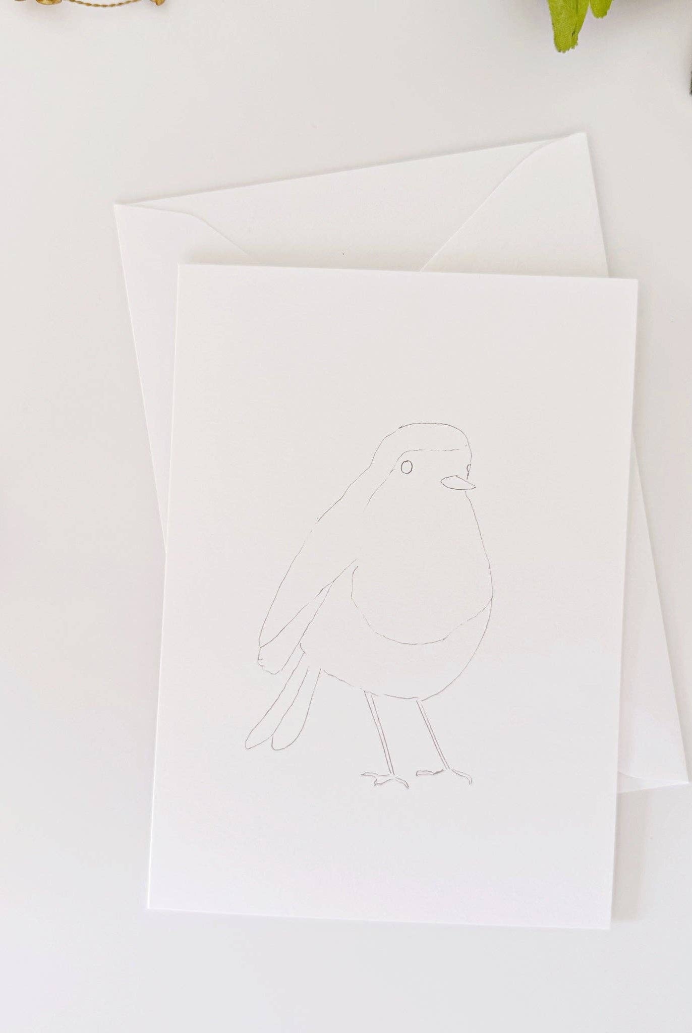 Backyard birds paintable notecards - Gather Goods Co.