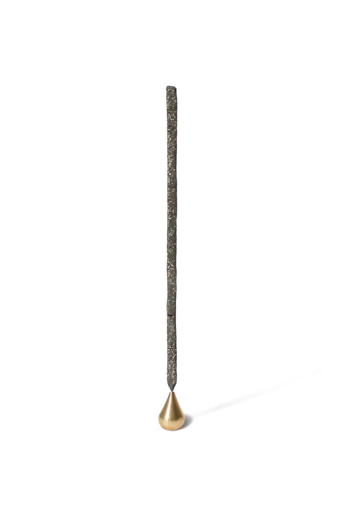 Tall Waterdrop Brass Incense Holder - Gather Goods Co.