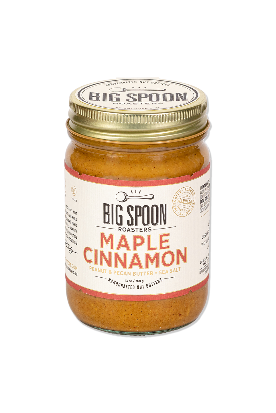 Maple Cinnamon Peanut & Pecan Butter: 13oz Jar - Gather Goods Co.