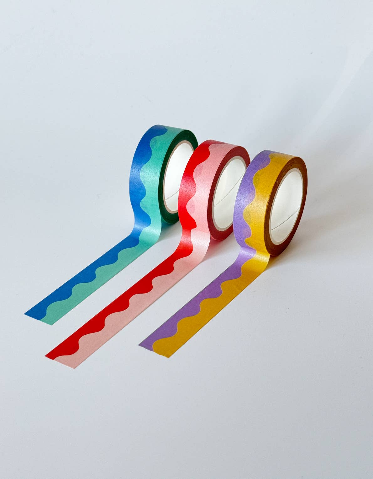 Washi Tape, Set of 3 | Squiggle - Gather Goods Co.