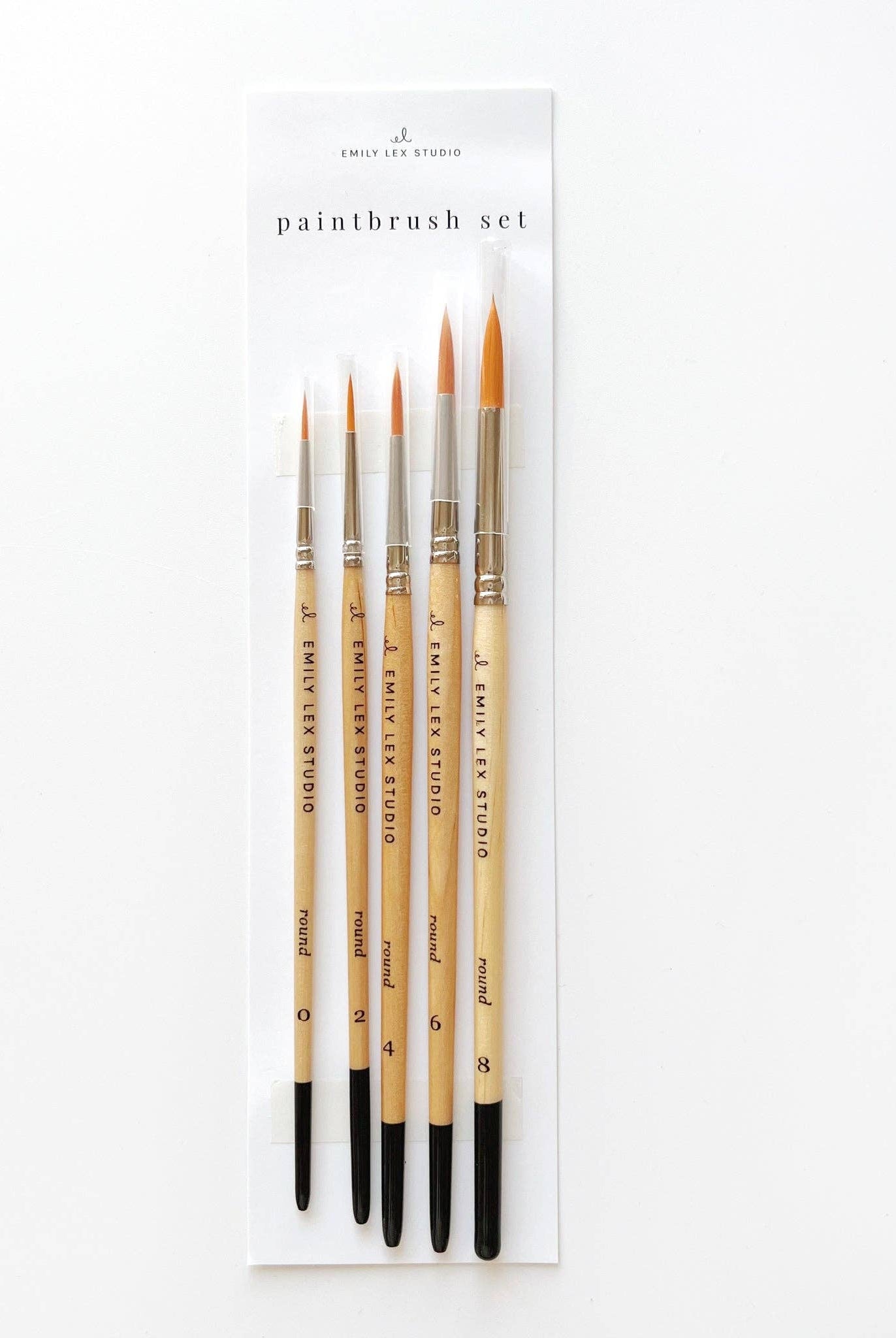Watercolor paintbrush set - Gather Goods Co.