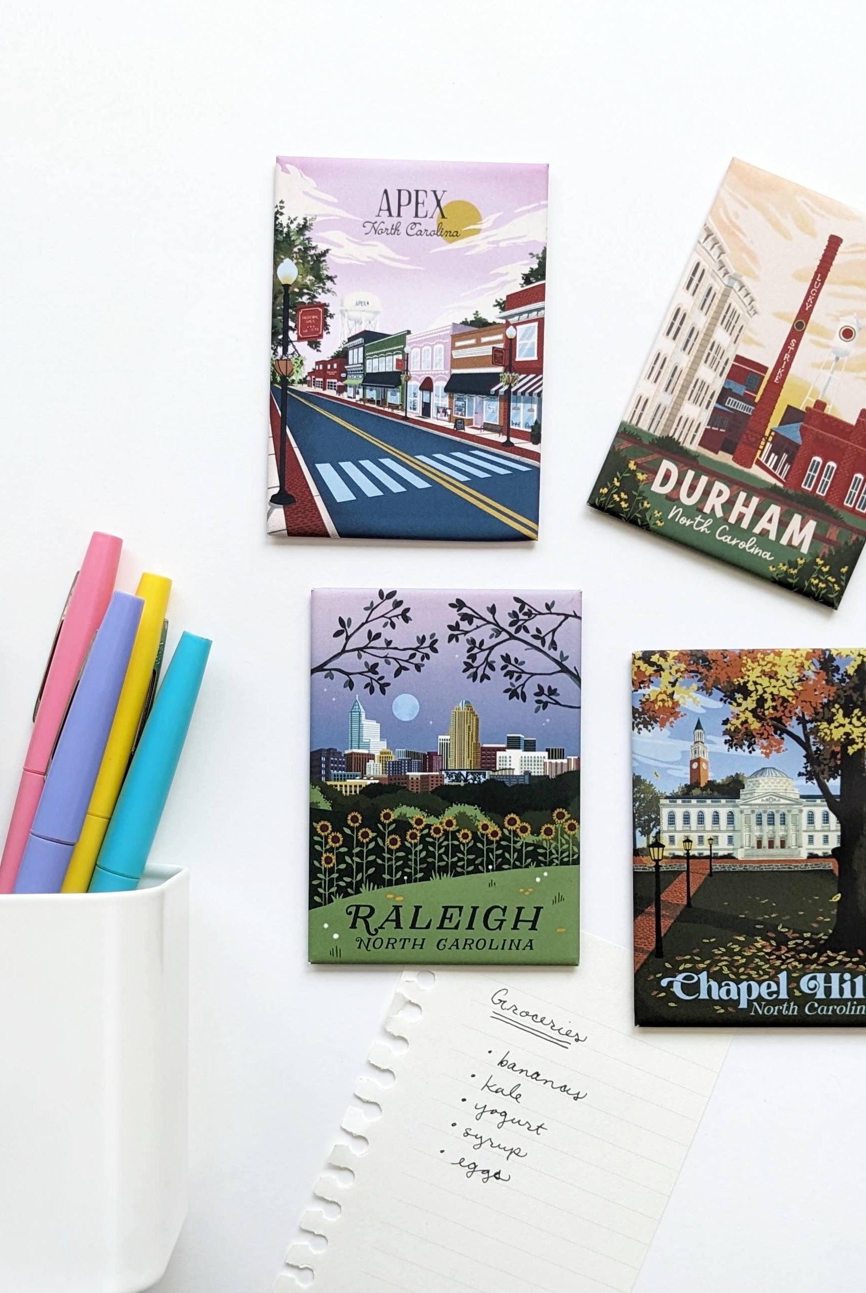 Apex, NC Souvenir Magnet - Gather Goods Co.