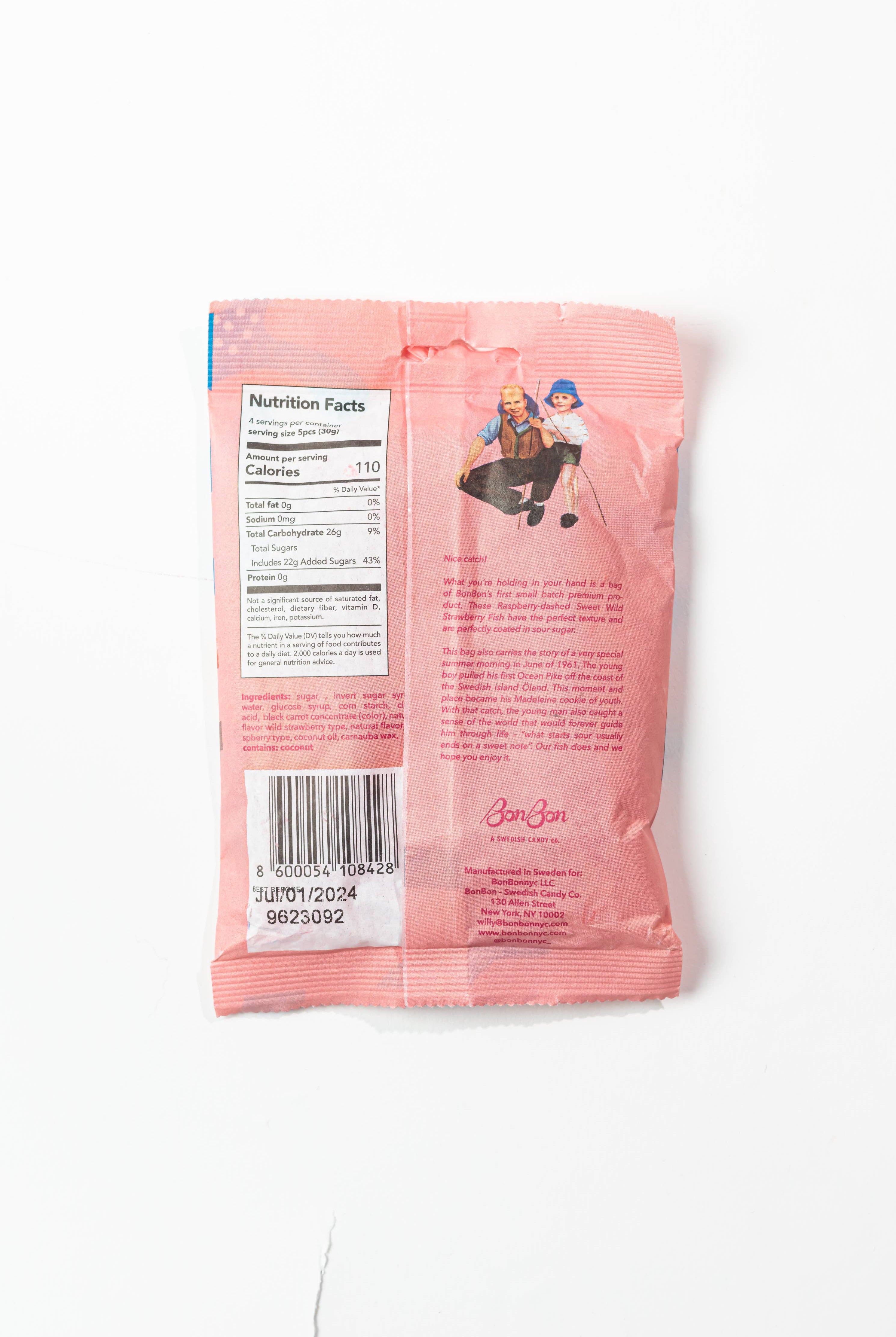 Sweet Wild Strawberry Swedish Fish Candy, Vegan and Gluten Free - Gather Goods Co.