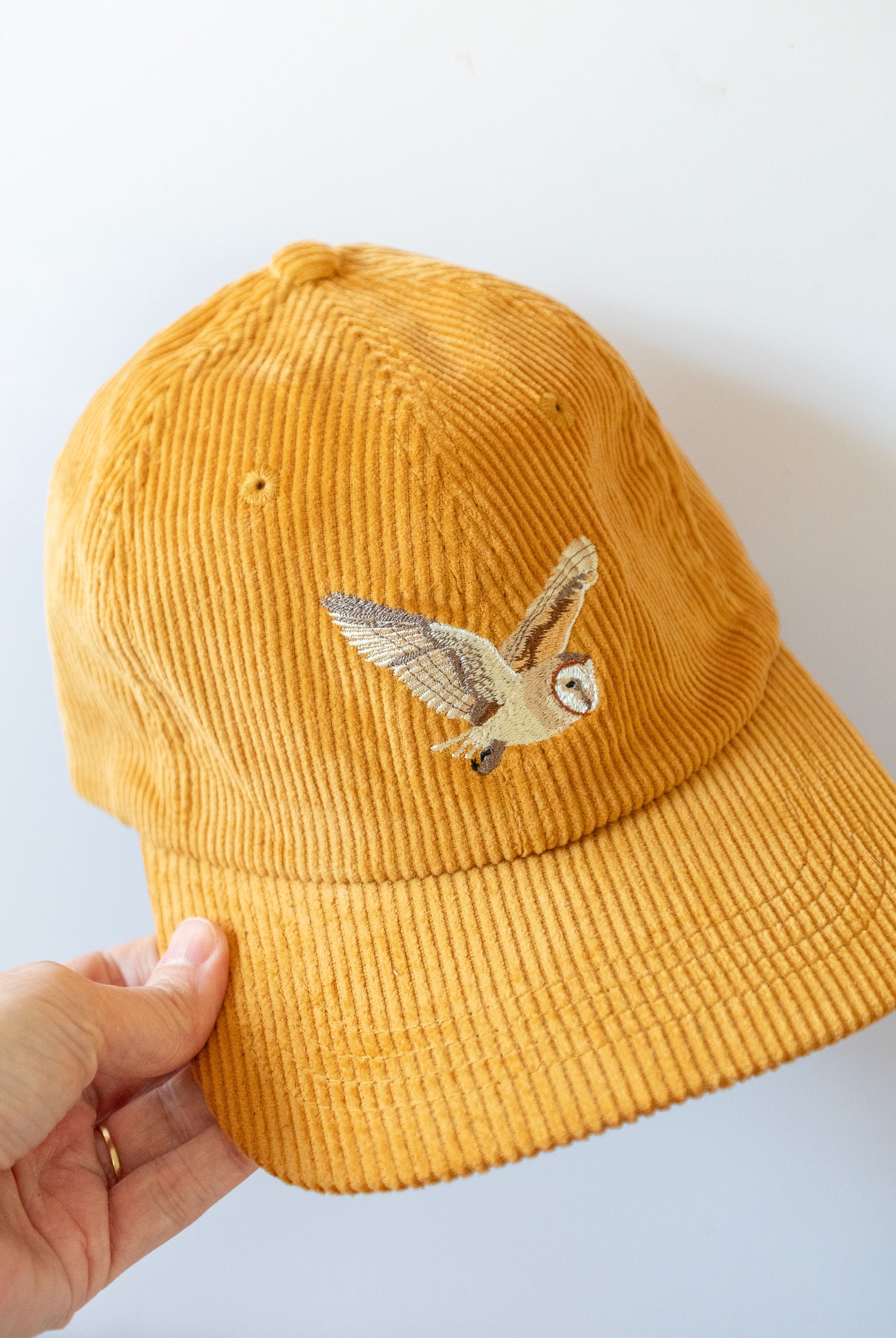Barn Owl Corduroy Hat - Gather Goods Co.