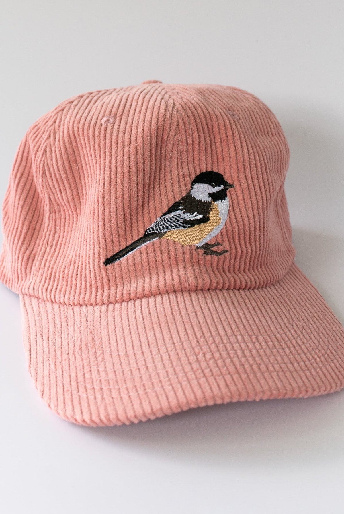 Chickadee Pink Corduroy Hat - Gather Goods Co.