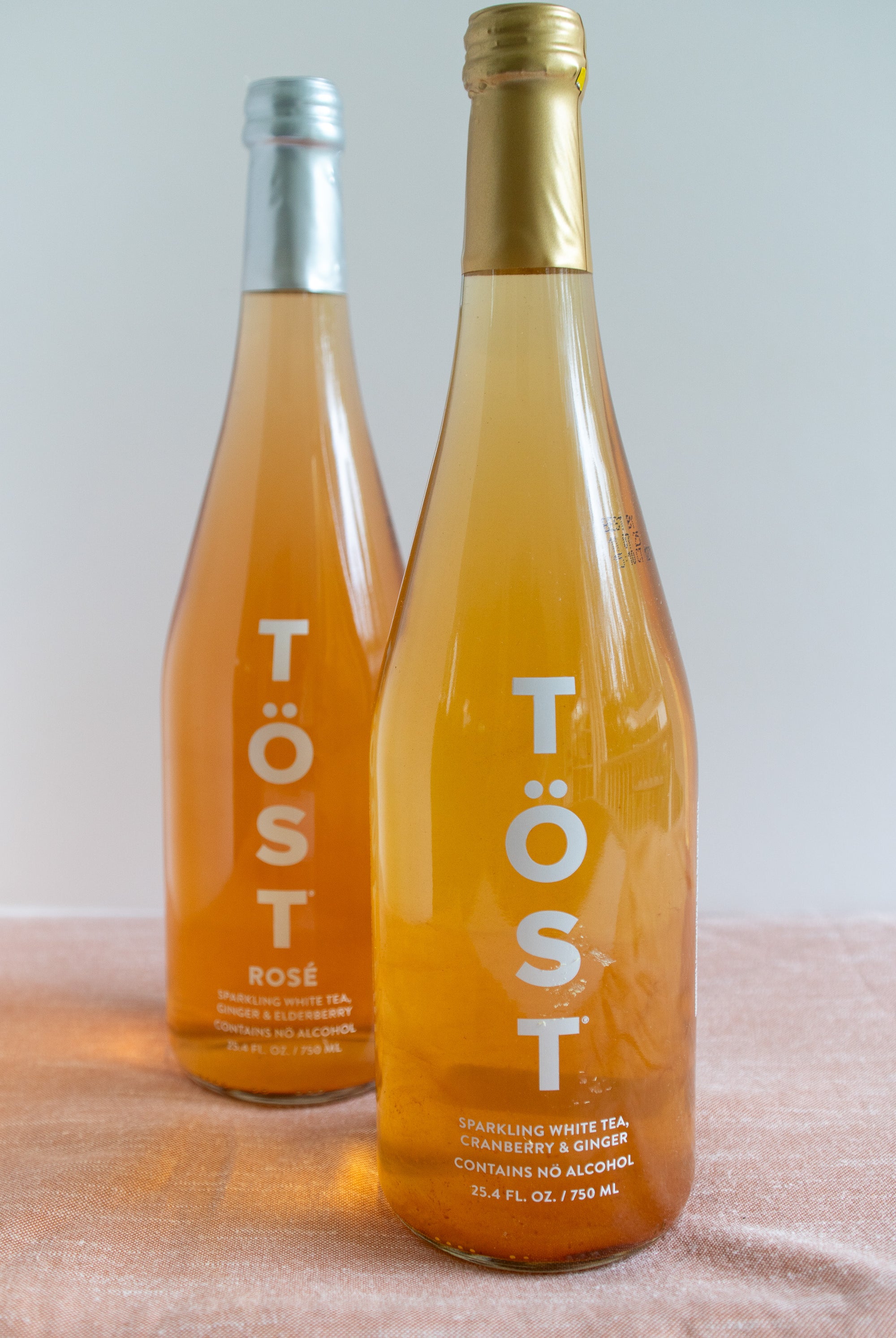 TOST Rose, Non-Alcoholic Sparkling Rose Style Drink - Delicious Non-Alcoholic Sparkling Wine Alternative for Any Celebration - Gather Goods Co.