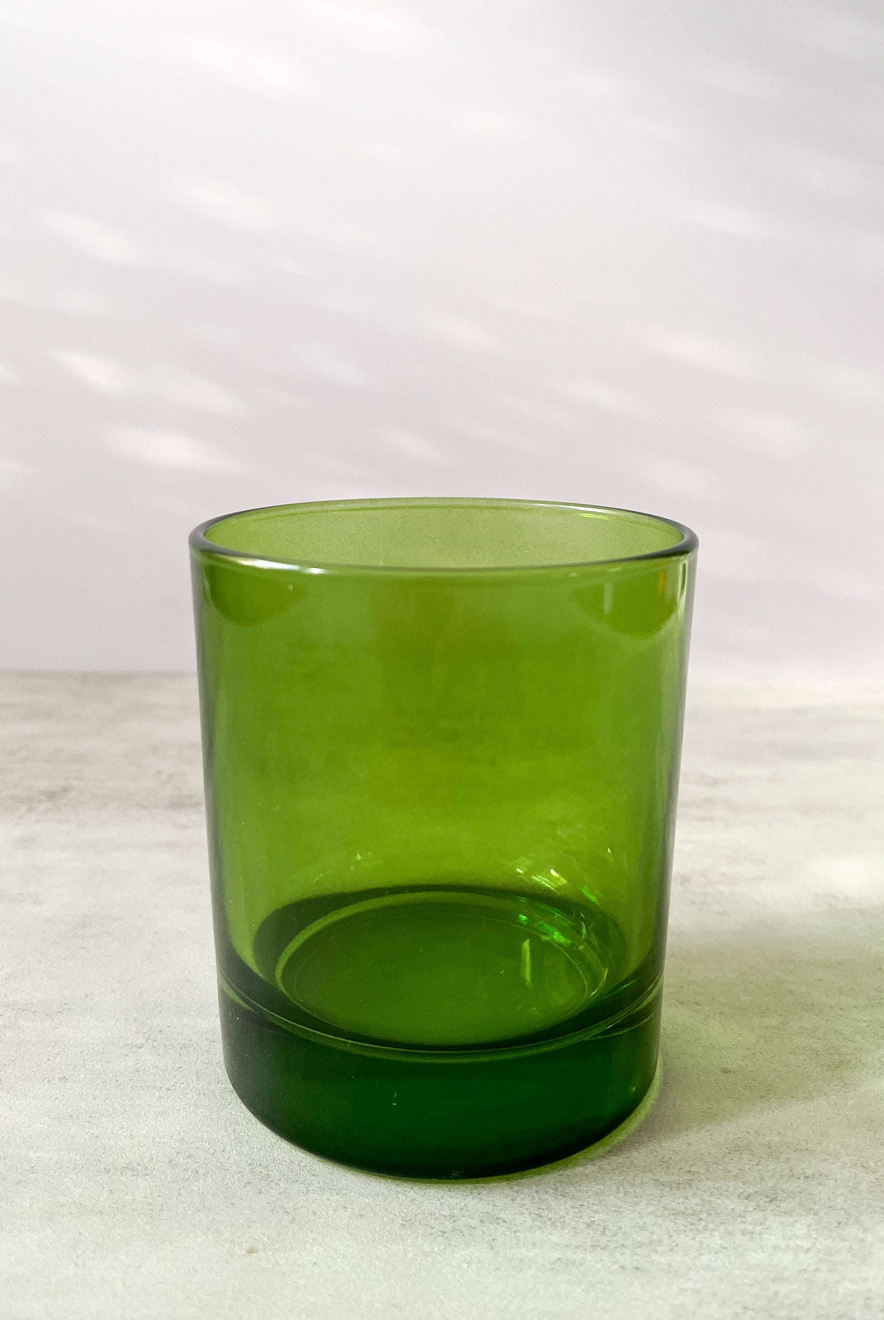 Green Glass Drinking Glass - Gather Goods Co.