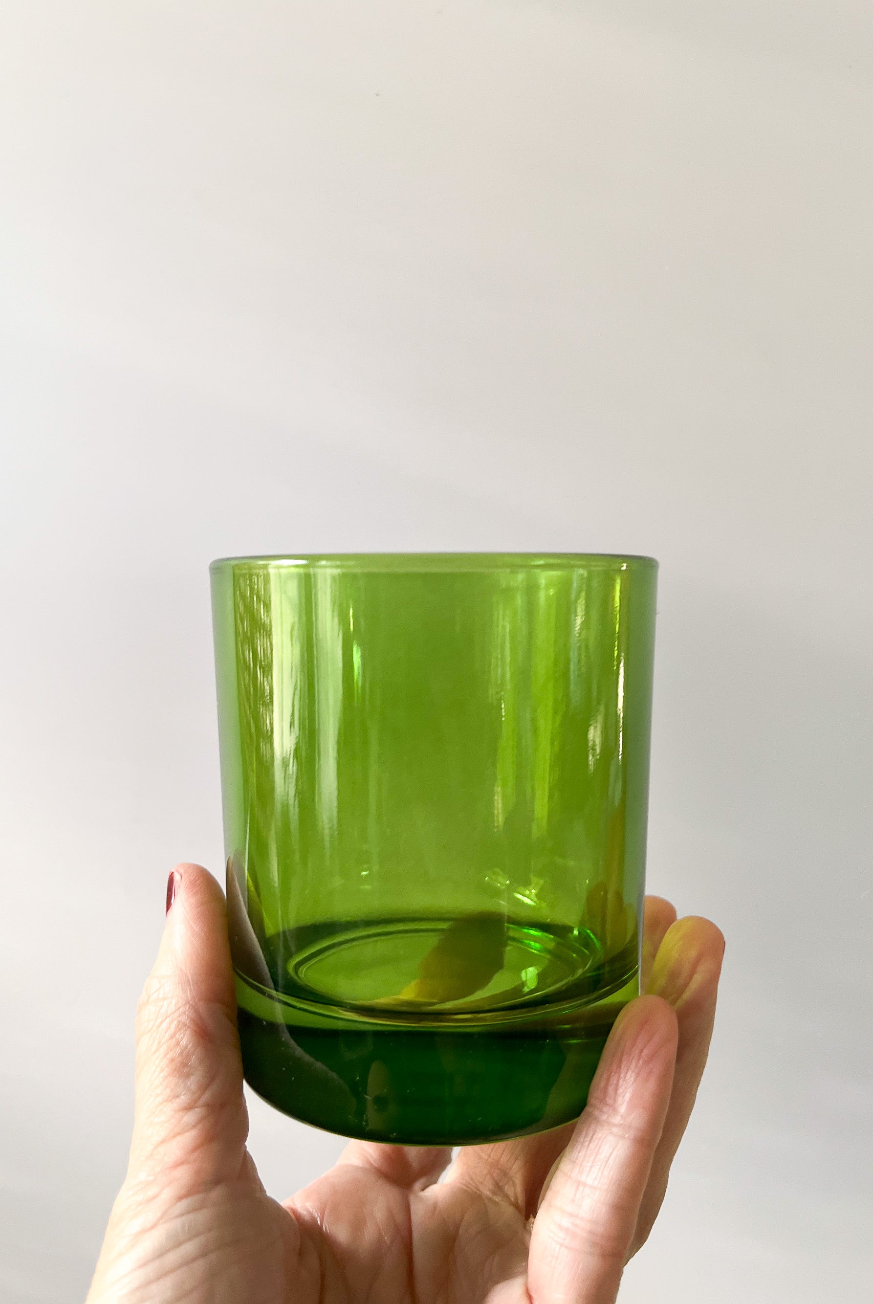Green Glass Drinking Glass - Gather Goods Co.