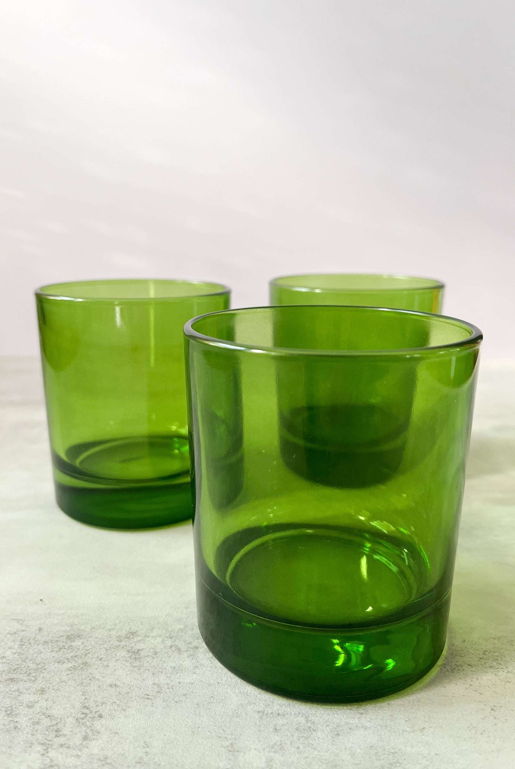 Green Glass Drinking Glass - Gather Goods Co.