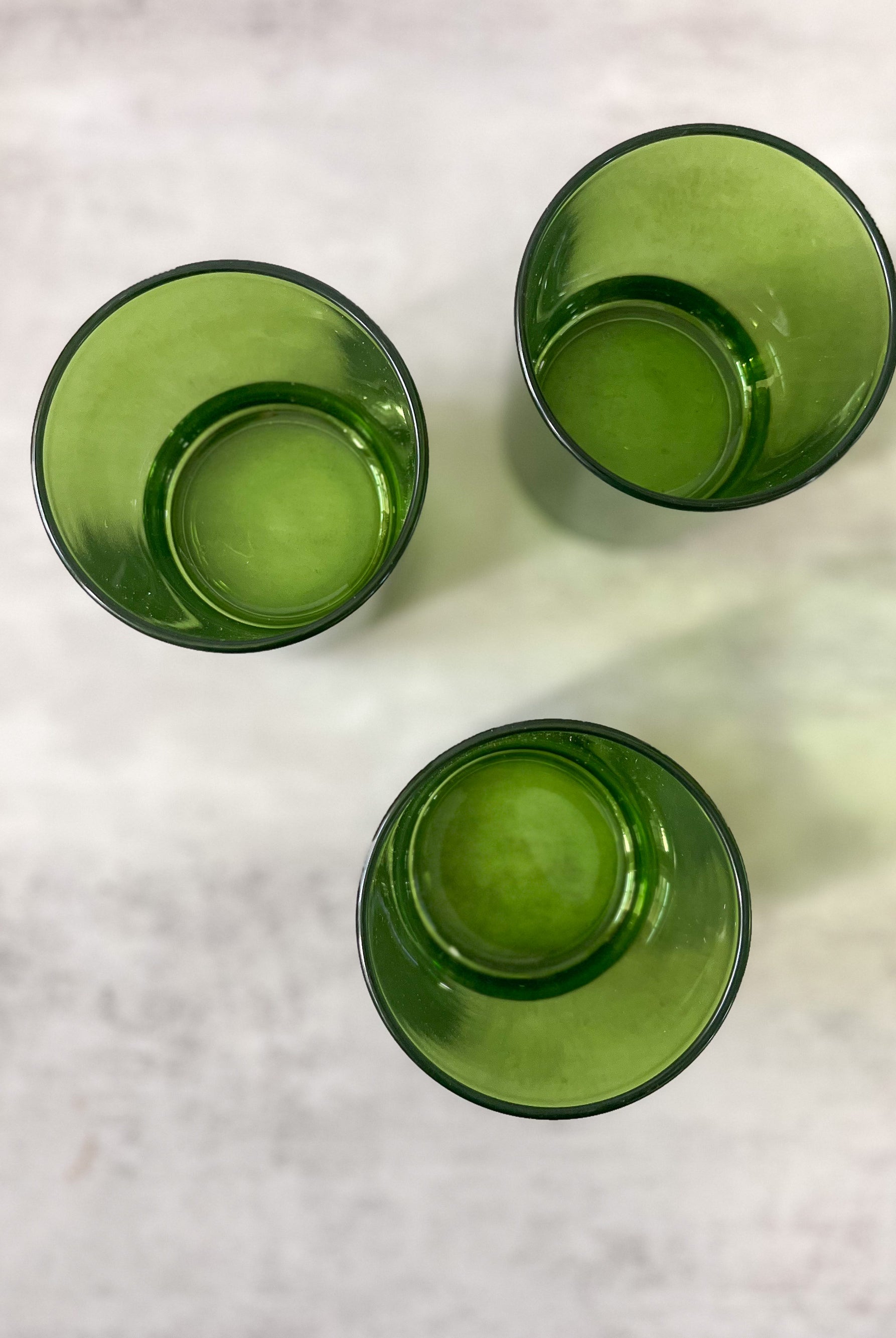 Green Glass Drinking Glass - Gather Goods Co.