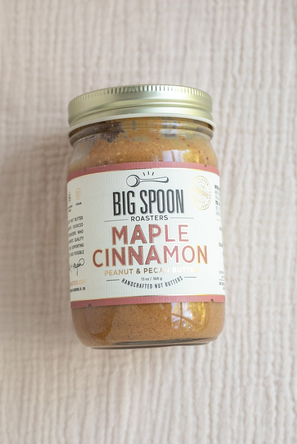 Maple Cinnamon Peanut & Pecan Butter: 13oz Jar - Gather Goods Co.