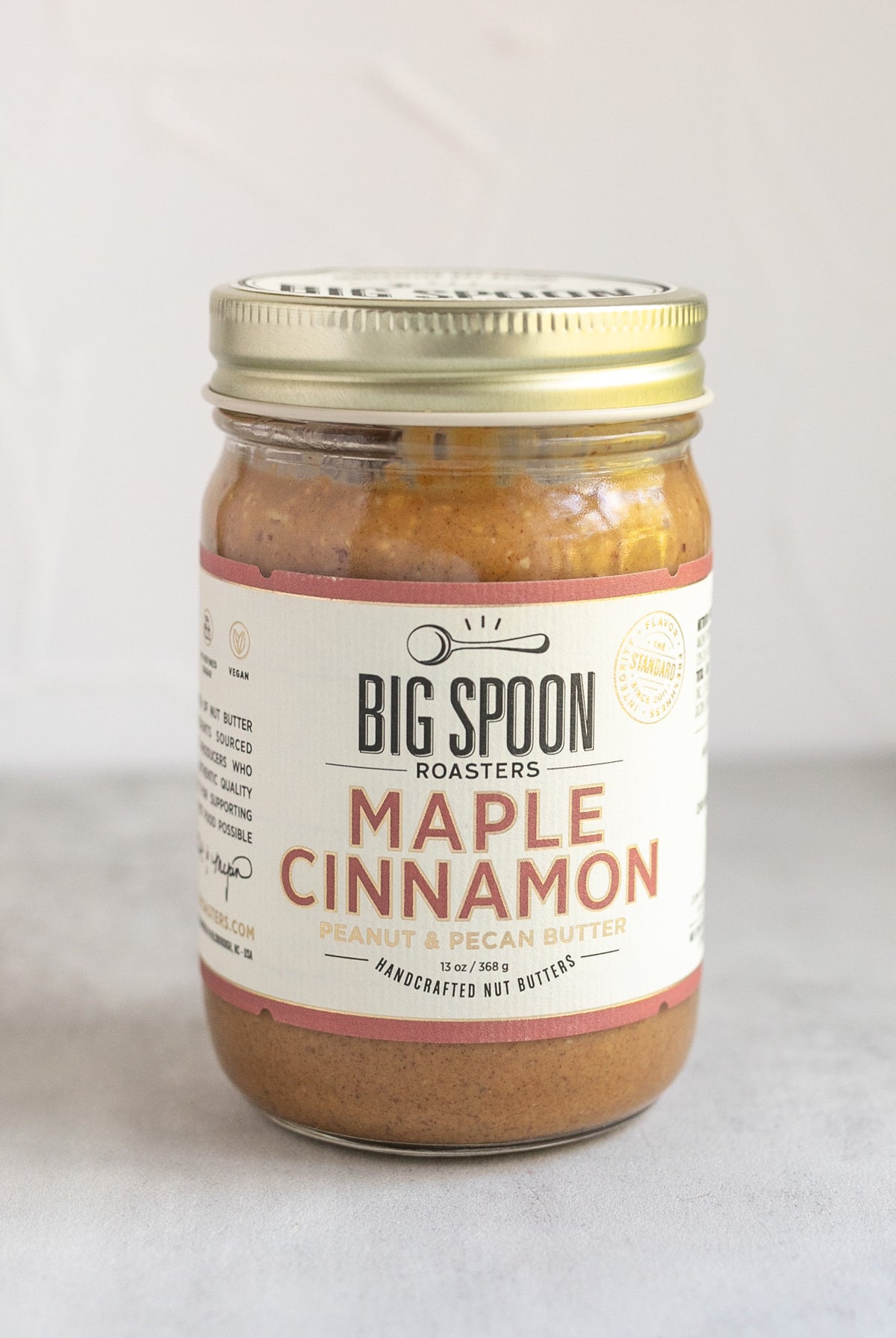 Maple Cinnamon Peanut & Pecan Butter: 13oz Jar - Gather Goods Co.