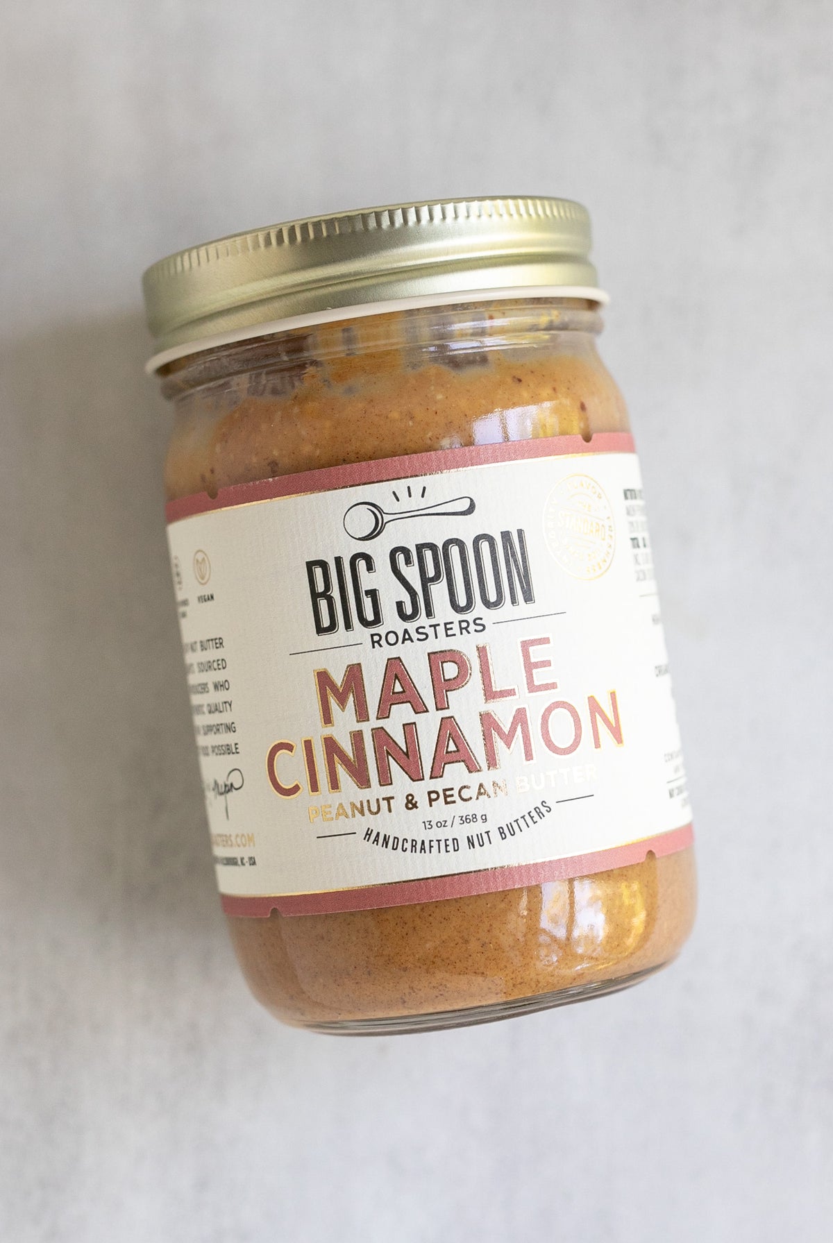 Maple Cinnamon Peanut & Pecan Butter: 13oz Jar - Gather Goods Co.