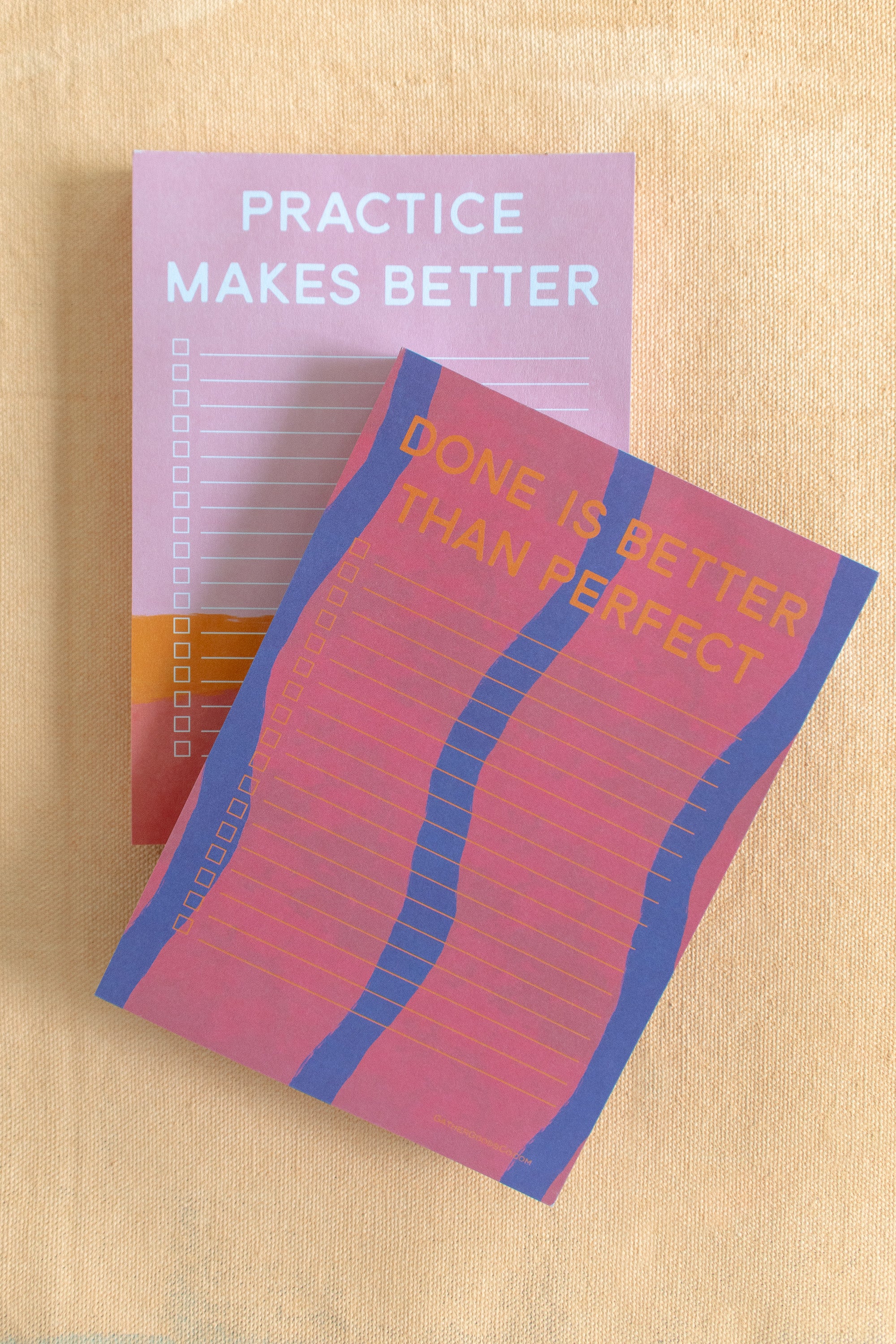 To Do List Notepad, Done Is Better Than Perfect - Gather Goods Co.
