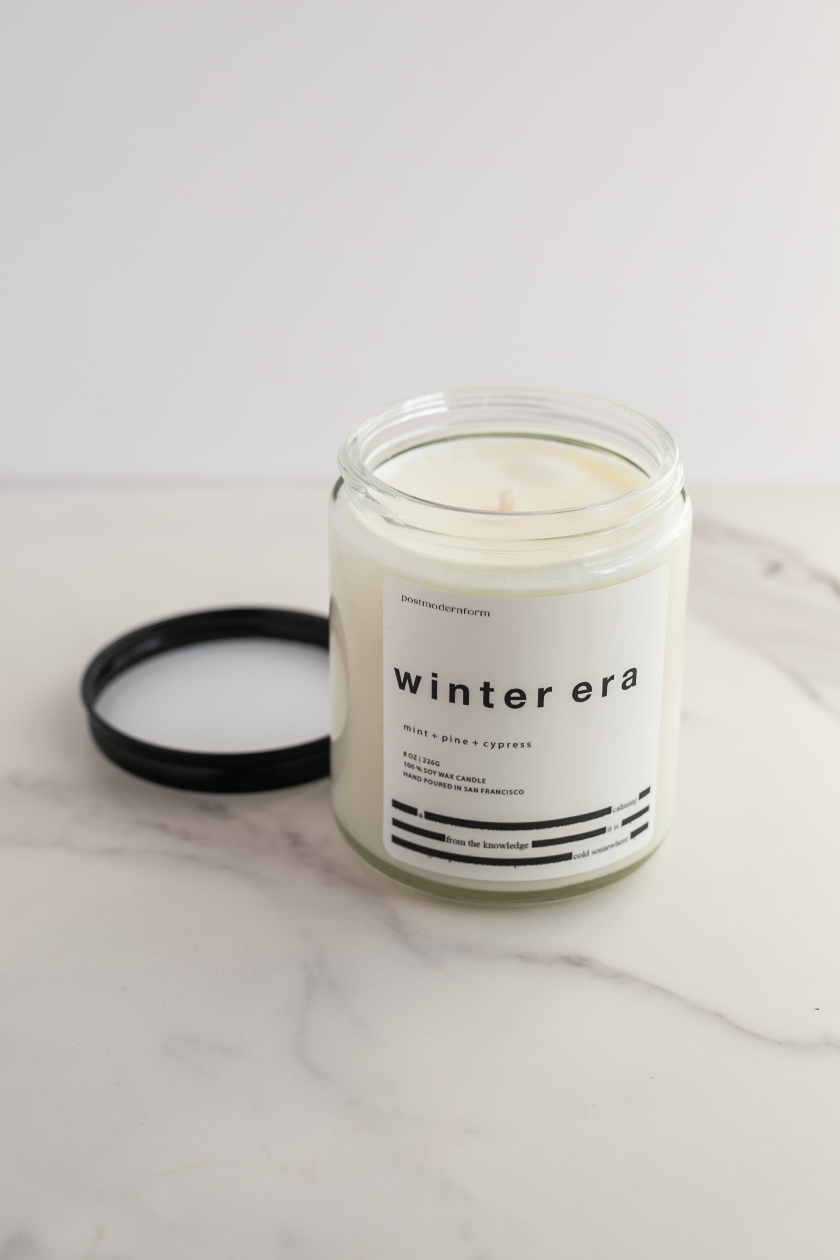 Mint, Pine & Cypress Soy Wax Candle - Gather Goods Co.