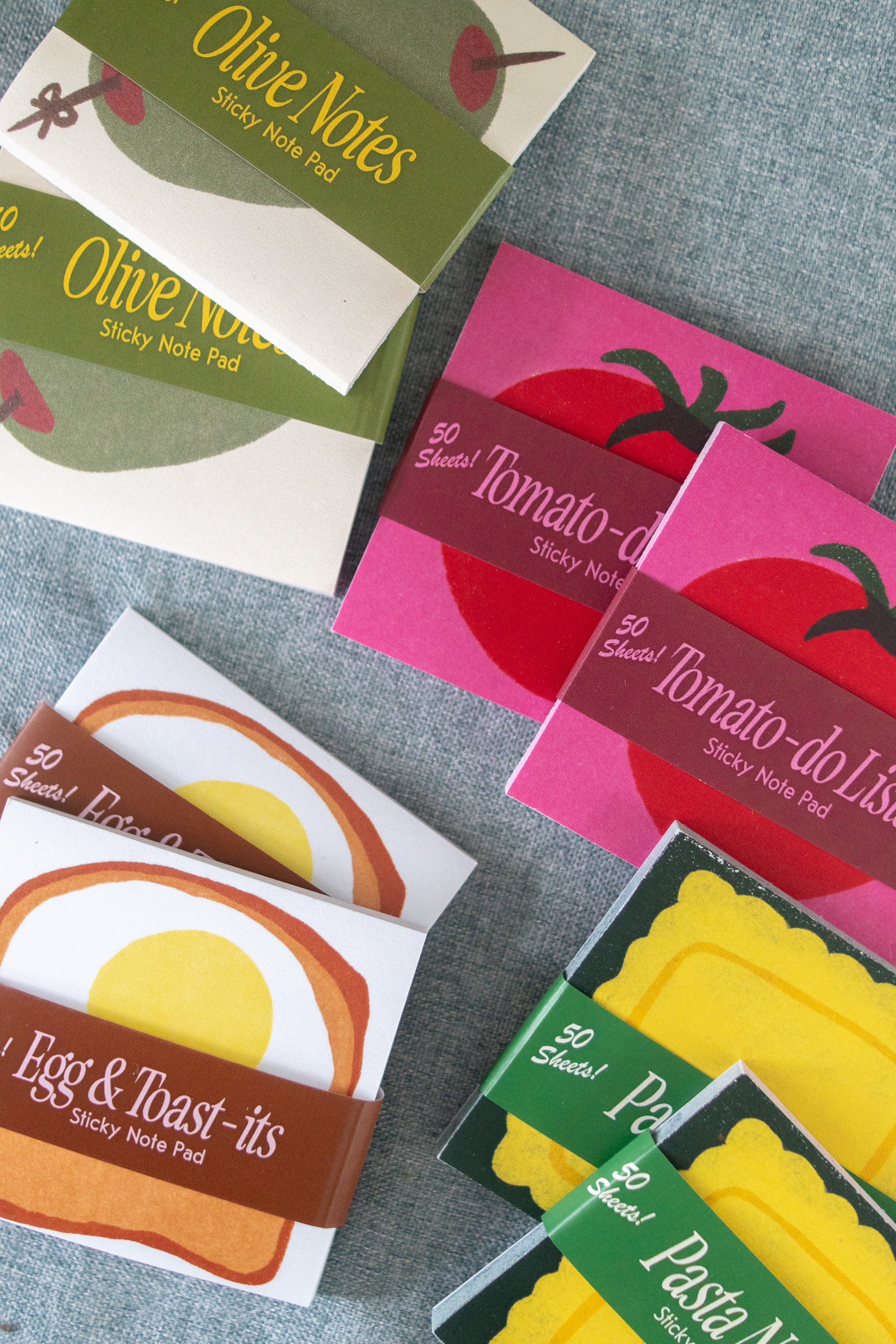 Olive Notes Post-its - Gather Goods Co.