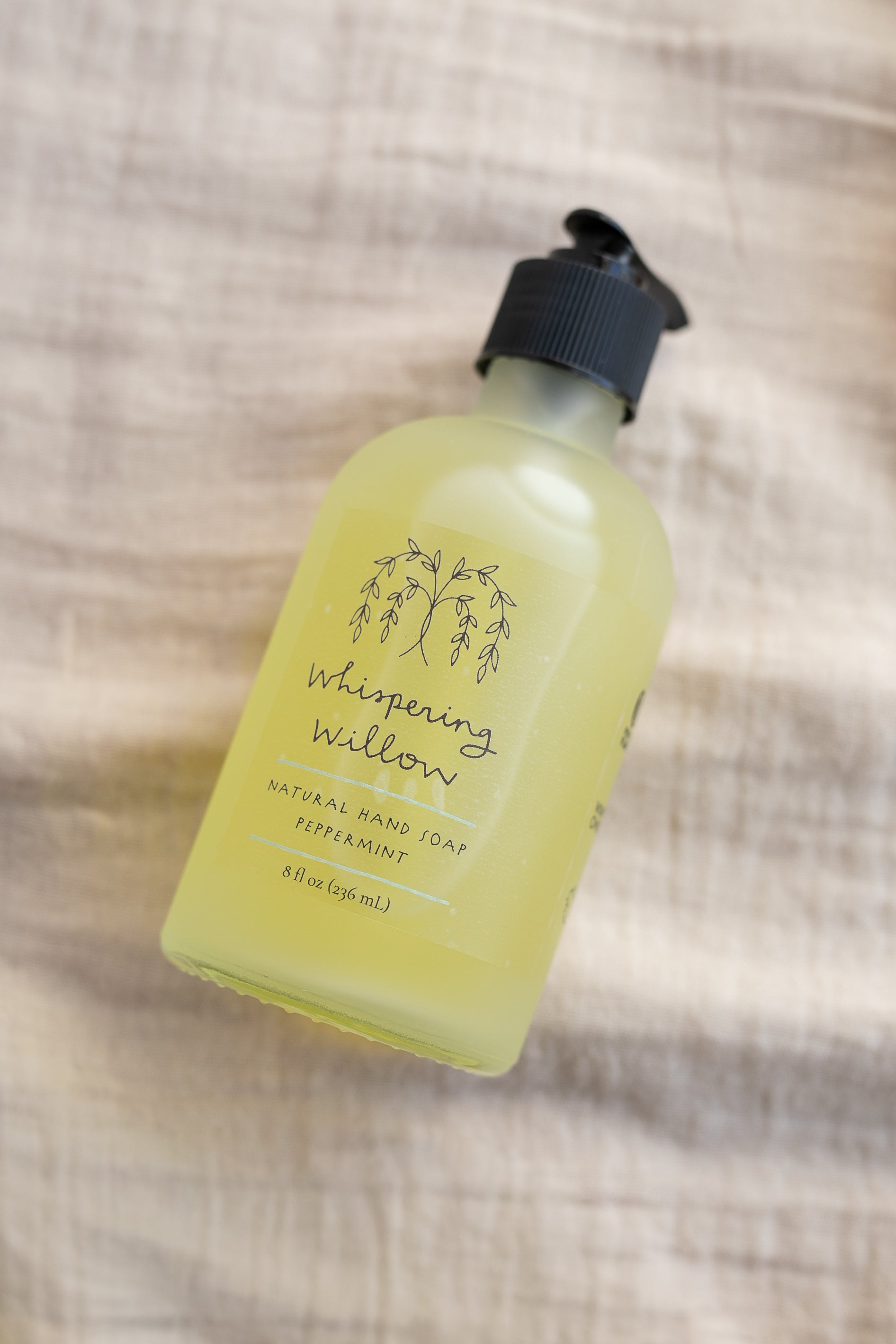 Peppermint Natural Hand Soap Pump (8oz) - Gather Goods Co.