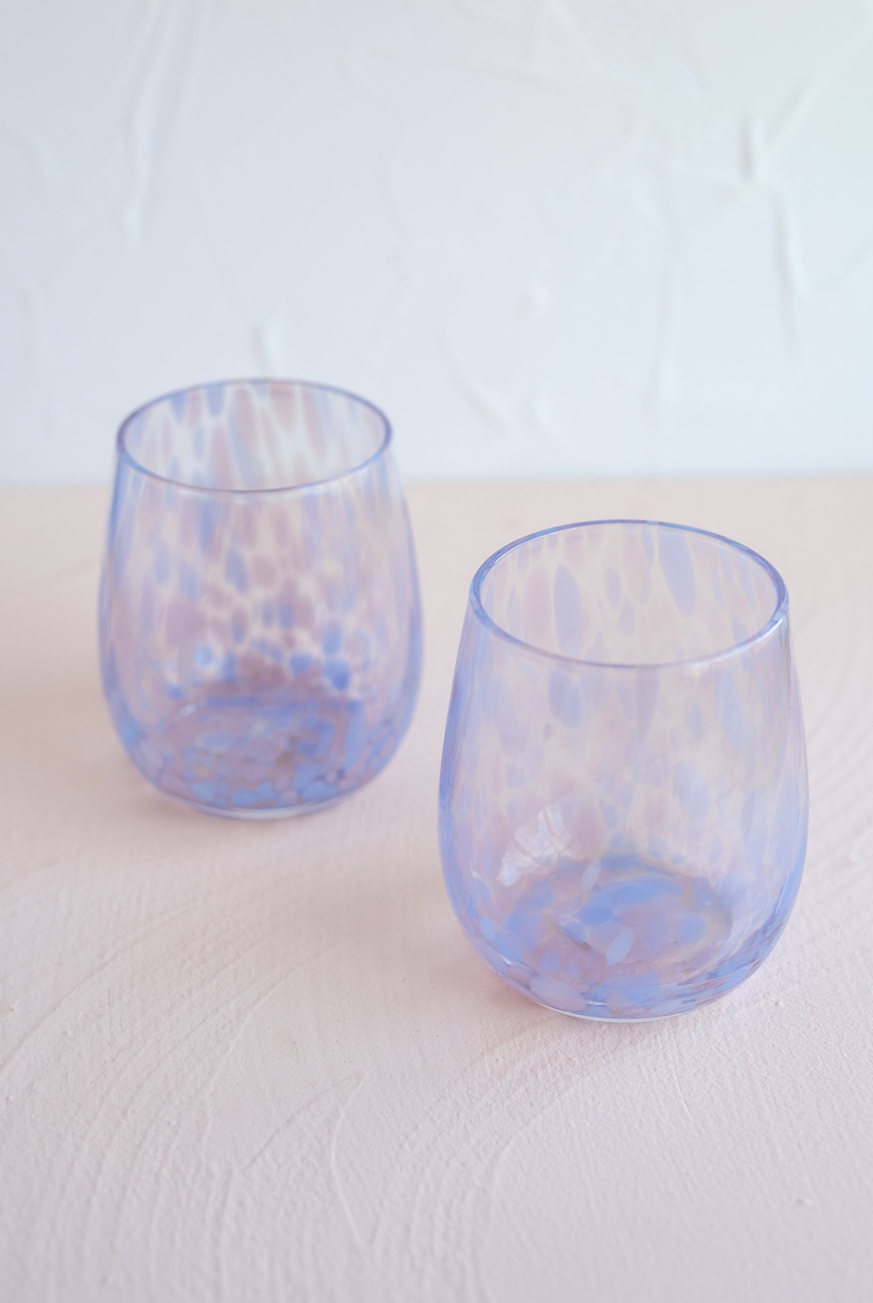 Stemless Wine Glass in Purple, 12oz - Gather Goods Co.