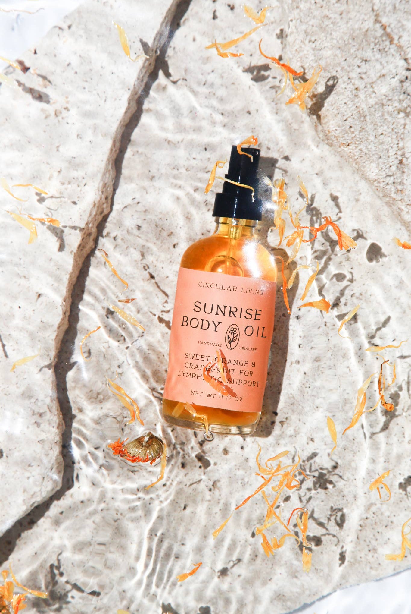 Sunrise Body Oil, Sweet Orange & Grapefruit, 2oz - Gather Goods Co.