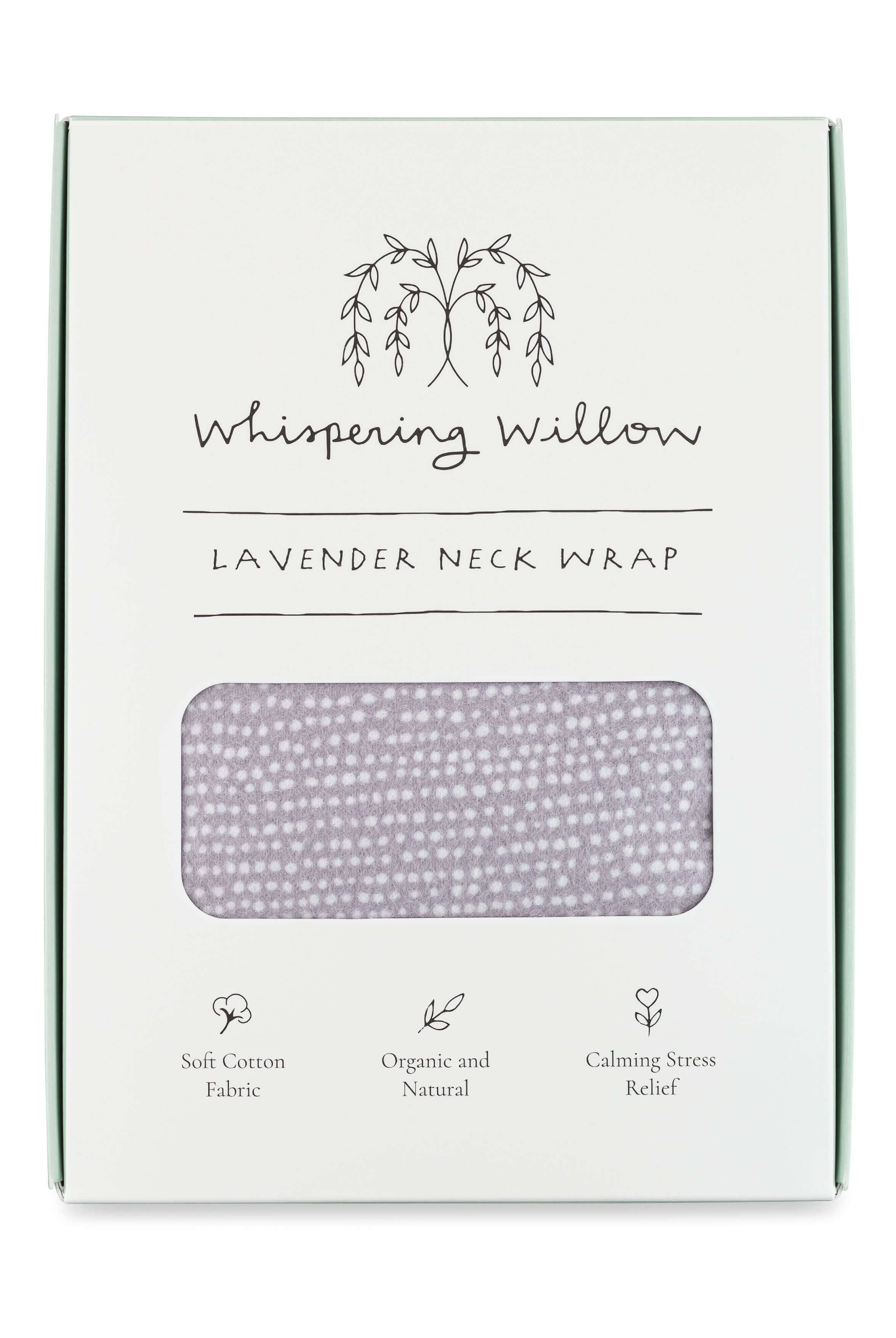 Neck Wrap, Lavender - Tranquil Gray - Gather Goods Co.