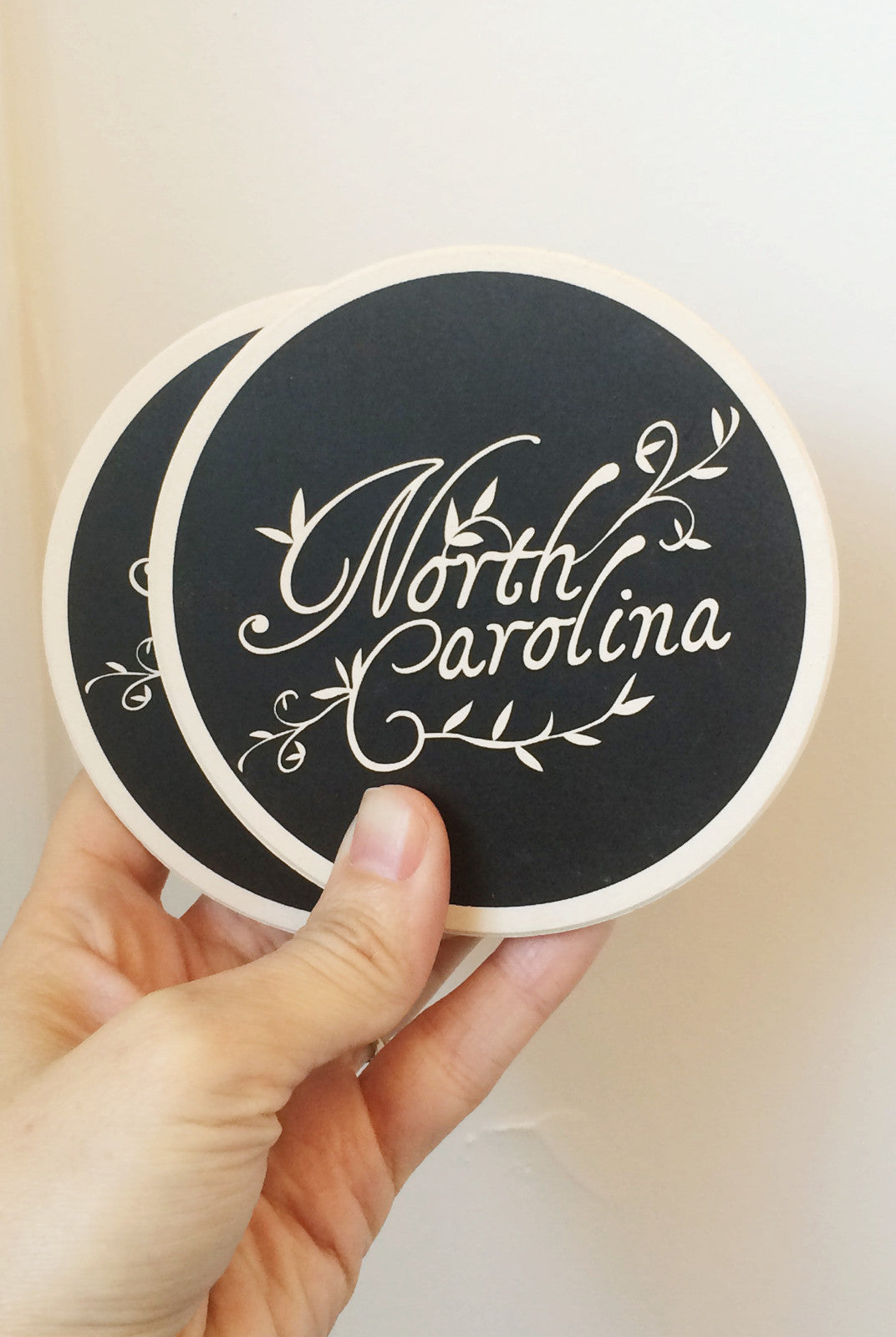 Ceramic Coasters, North Carolina - Gather Goods Co - Raleigh, NC
