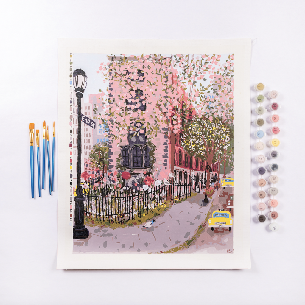 Posy, Paint by numbers kit