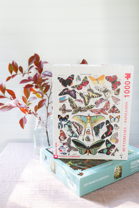 Butterfly Puzzle, 1000 Piece Puzzle - Gather Goods Co - Raleigh, NC