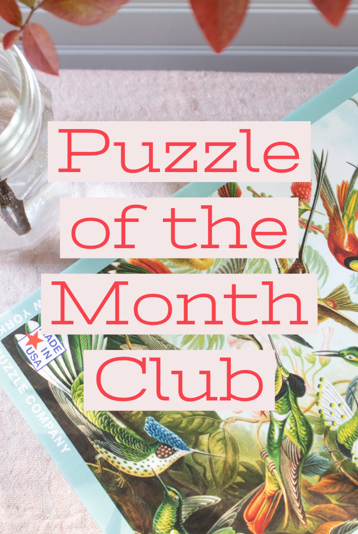 Puzzle of the Month Club - Gather Goods Co - Raleigh, NC