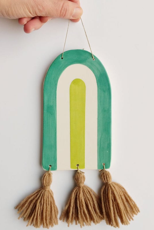 Ceramic Wall Art, Greens - Gather Goods Co - Raleigh, NC