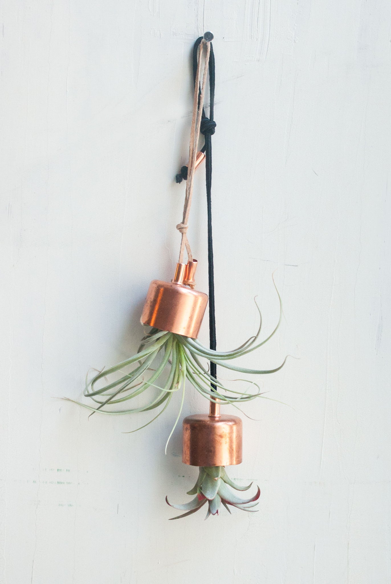 Hanging Planter Copper Chime with Airplant - Gather Goods Co - Raleigh, NC