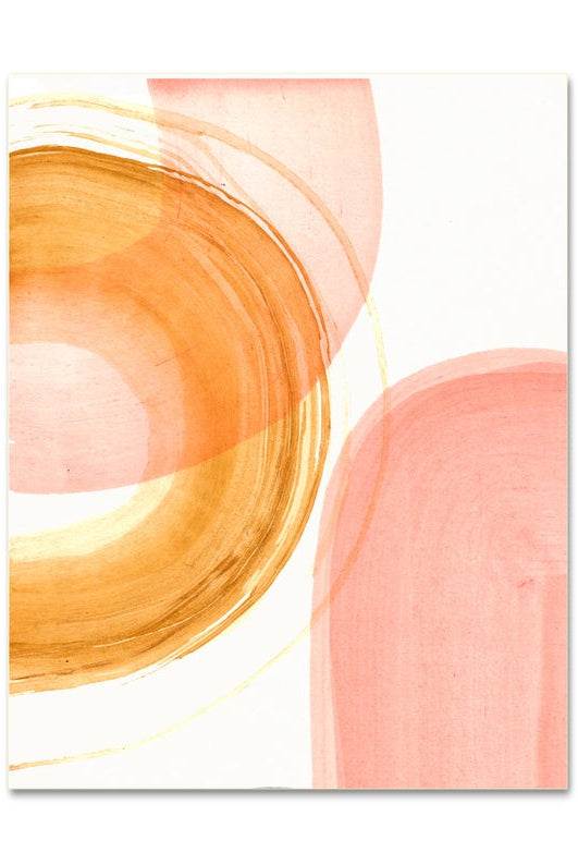 Coral Shapes Abstract Art Print - Gather Goods Co - Raleigh, NC