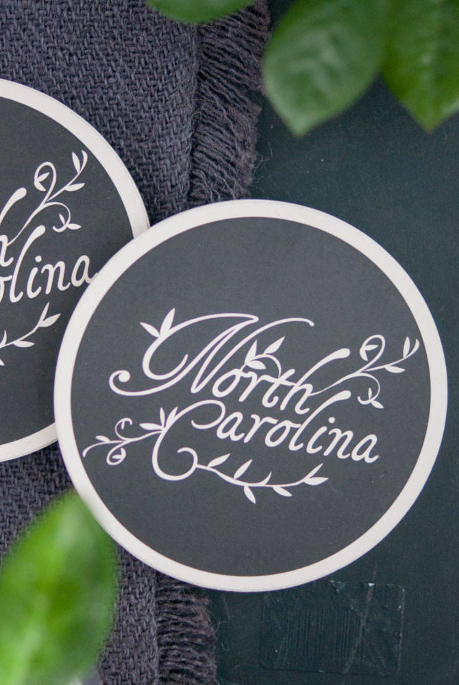Ceramic Coasters, North Carolina - Gather Goods Co - Raleigh, NC