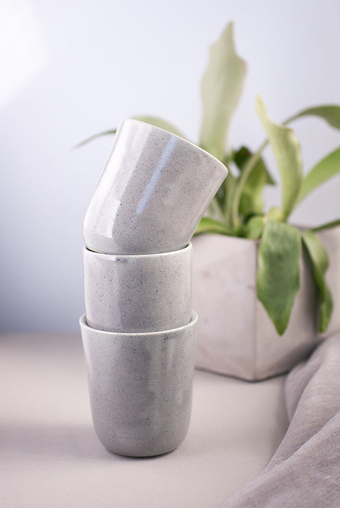 Gray Ceramic Tumbler - Gather Goods Co - Raleigh, NC