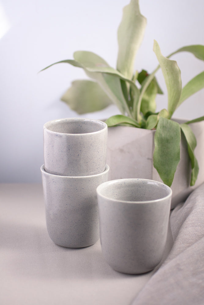 Gray Ceramic Tumbler - Gather Goods Co - Raleigh, NC