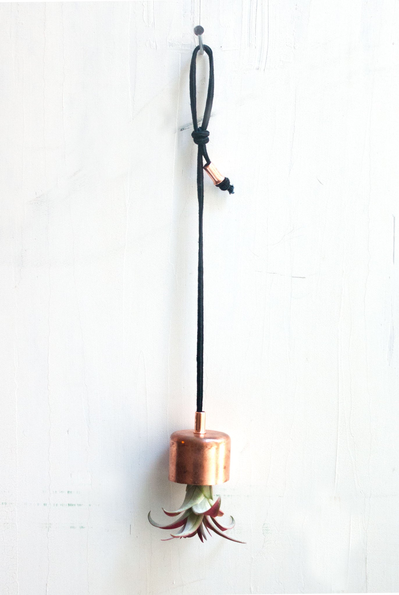 Hanging Planter Copper Chime with Airplant - Gather Goods Co - Raleigh, NC