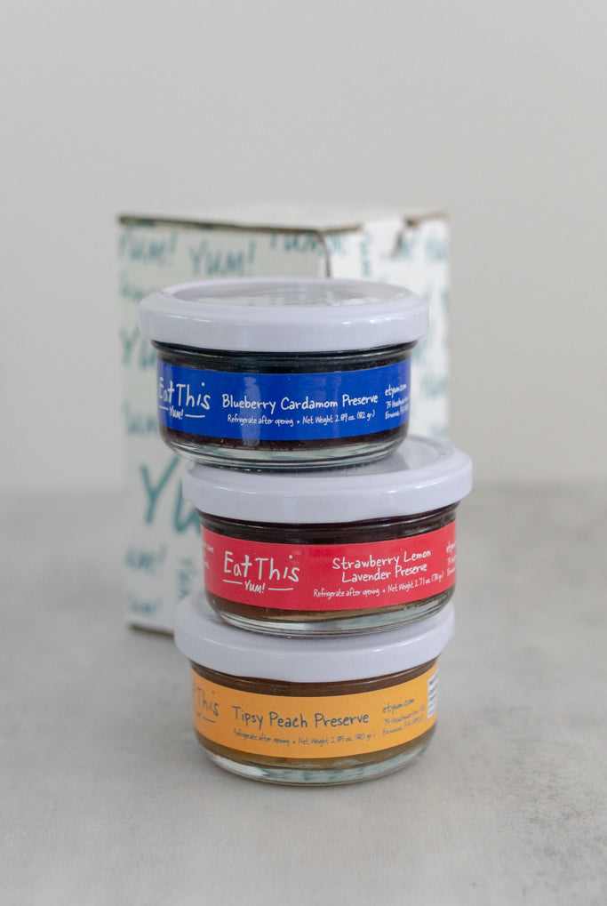Trio of Sweet Jams - 2.5oz Jars - Gather Goods Co.