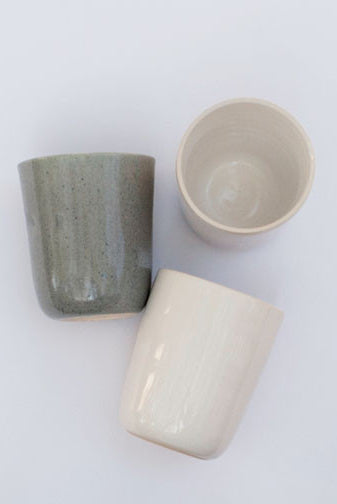 Gray Ceramic Tumbler - Gather Goods Co - Raleigh, NC