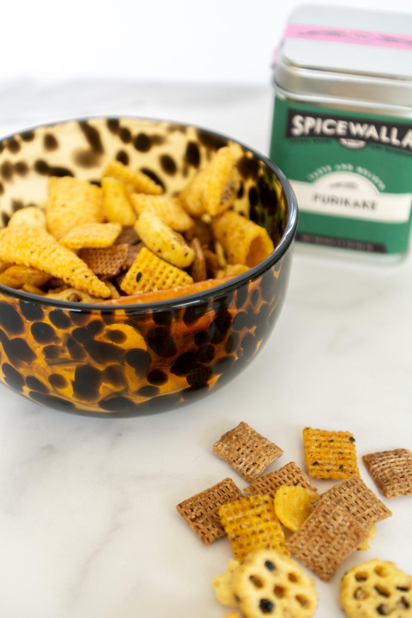 Sweet and Salty Furikake Snack Mix Recipe