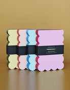 Scalloped Shaped Notepad | Peach + Persimmon Edge - Gather Goods Co.