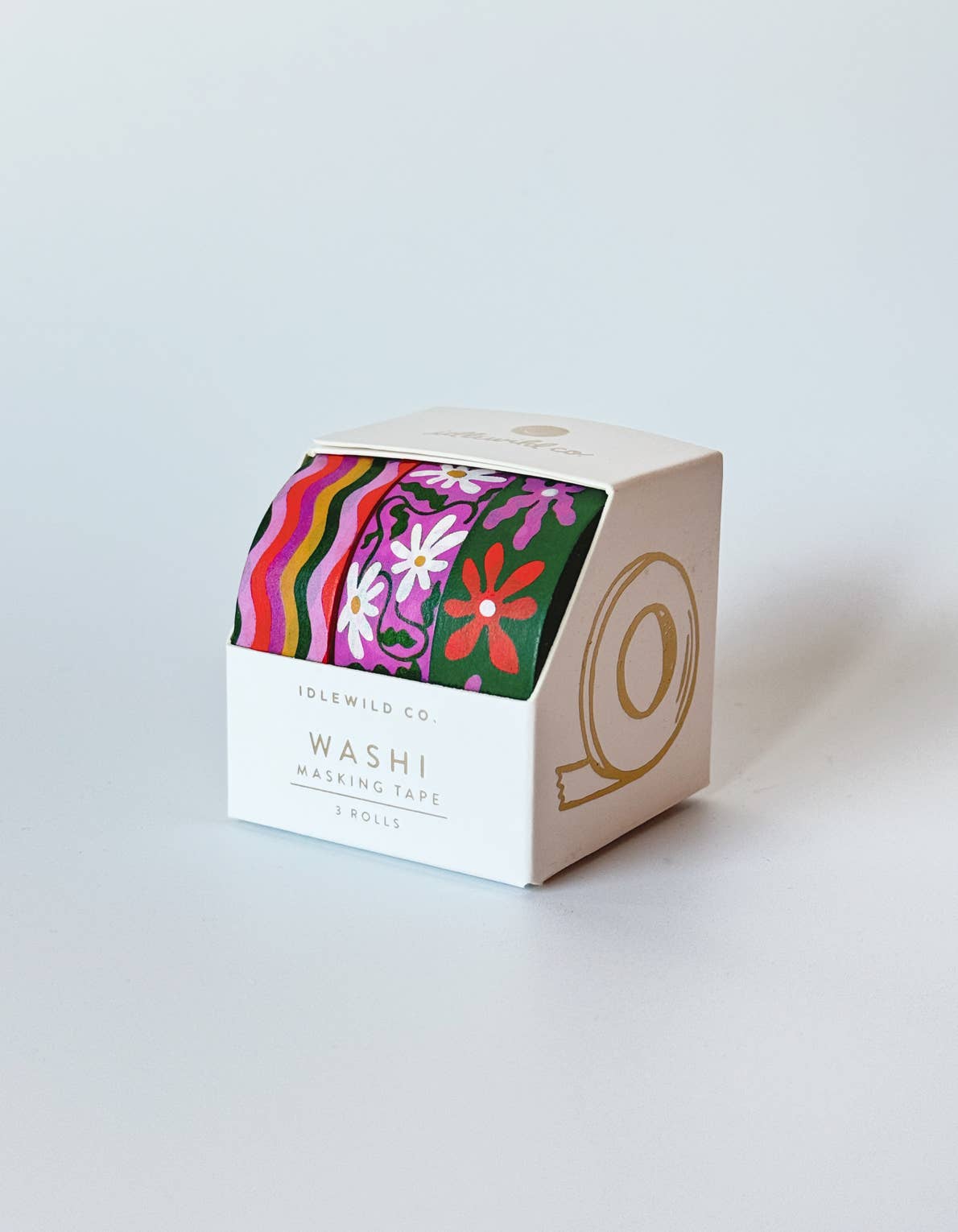 Washi Tape, Set of 3 | Wavy Daisy - Gather Goods Co.