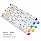 Inkline™ Fine Line Pens, 8 Colors Size 10 - Gather Goods Co.