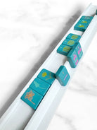 Mahjong Racks & Pushers (Set of 4), White - Gather Goods Co.