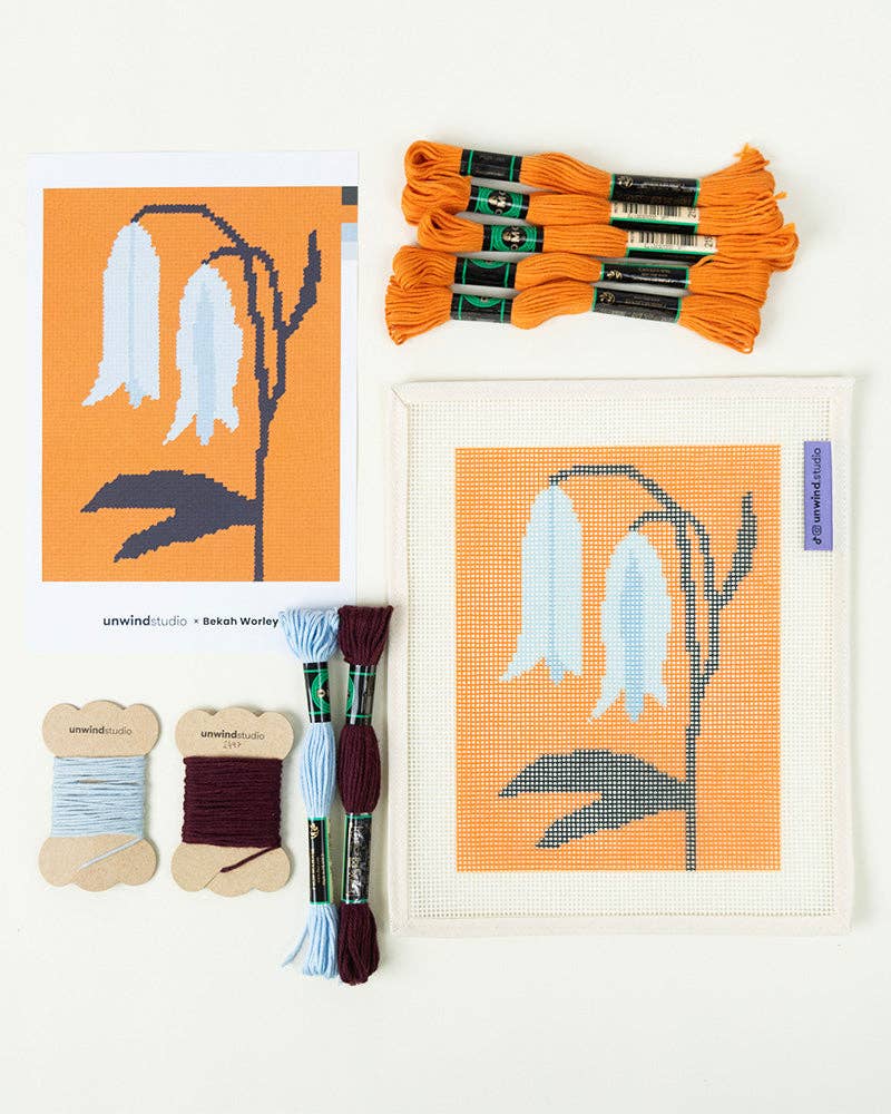 Bellwort Needlepoint Kit - Gather Goods Co.